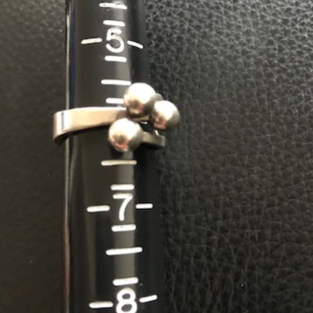 Authentic Anna Greta Eker Jester Sterling ring 6